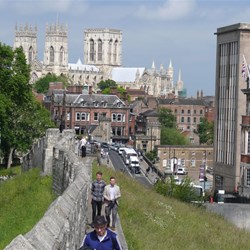 York Mister seen from our walk around the City walls