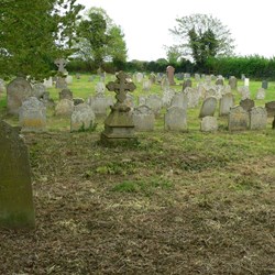 Adjoining very large graveyard.