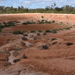 There are many old dams to stop and have a look at.