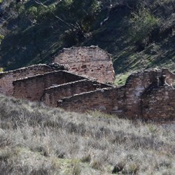 Old ruins of the former Office and Residence of Captain Dunstan.