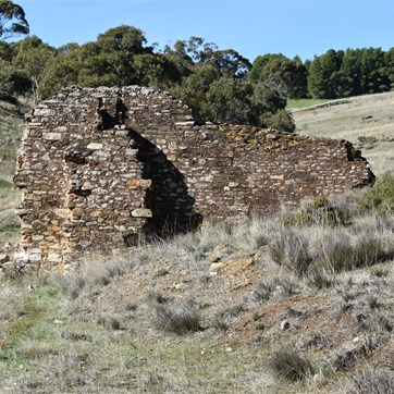Old ruins of the former Office and Residence of Captain Dunstan