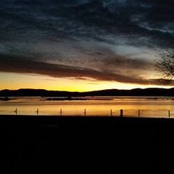 sunrise over Mallacoota Inlet