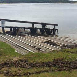 Betka after the water had found a channel to the ocean