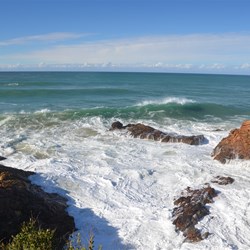 views of the ocean from the Betka to Quarry beach walk