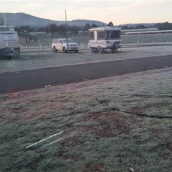 frosty ground in Canberra