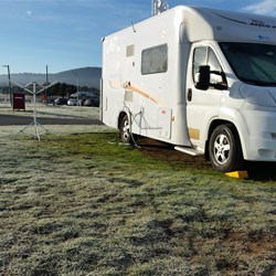 frosty ground in Canberra