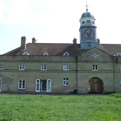 The more recent stables built inside the fort.