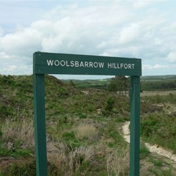 Without a sign we may not have recognised Woolsbarrow as anything much at all!