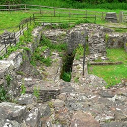 Once a waterwheel turned here at Tintern Furnace