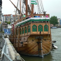 A replica of Talbots ship "Matthew"