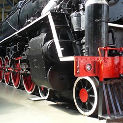 A very big steam locomotive
