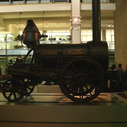Stephenson's "Rocket" locomotive 1829