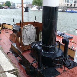 The "Mayflower" the world's oldest steam tug built 1861