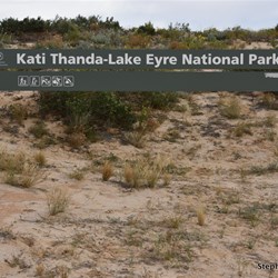 National Park Sign in the Carpark
