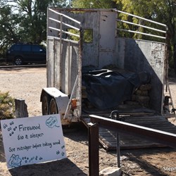 $10 per old sleeper if you do not have your own wood