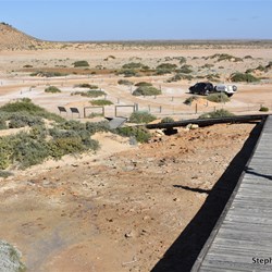 Heading back to the car on the Blanche Cup Boardwalk