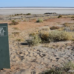 The highest point overlooking Lake Eyre North