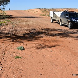 It must be unreal to see 2 metres of water through Box Creek on the Oodnadatta Track