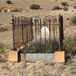 Lonely graves at Old Peake