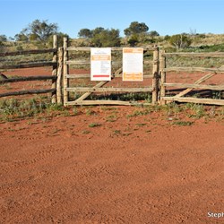 Entering Hamilton Station camping area