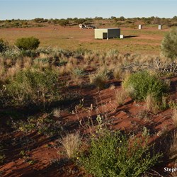 The campground is big enough for hundreds of campers