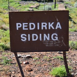 The old Ghan siding of Pedirka 