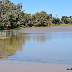 Tent Hole Waterhole was full - -we have never seen it like this before