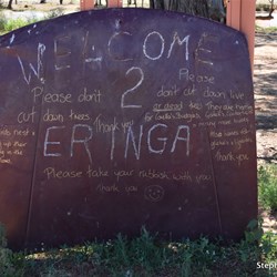 Eringa Waterhole was totally full to the brim