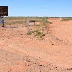 Most people usually turn right for Mount Dare and Dalhousie - but we straight ahead for Abminga