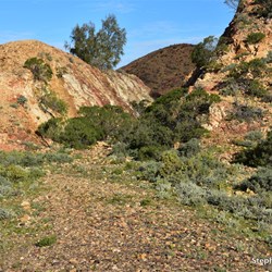 Old Ghan Railway cutting - Puttapa Gap
