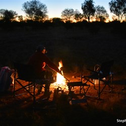 Campfire cooking at its best - Outback Style 