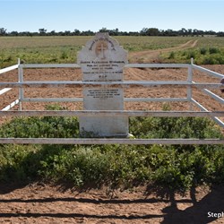 This lonely grave on the road between New Crown and Finke