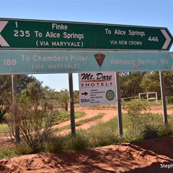 The main road to Kulgera