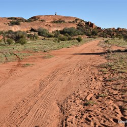 The station track out from Mount Cavenagh