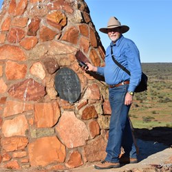 My GPS reading lined up with the official position