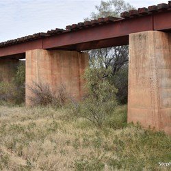 Ghan Railway Bridge at Farina