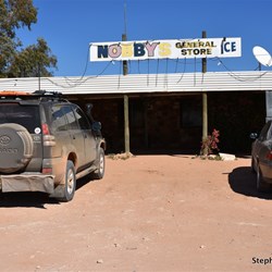 Stopped at the Nobby's General Store at Mintabie