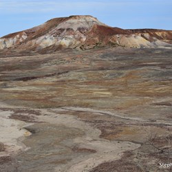 Lookout on the side on the road before the Main Painted Desert section