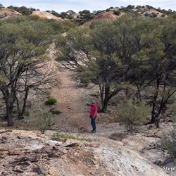 Along the path into the main lookout area