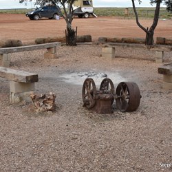 This was the main communal fire pit that we would use in the night.