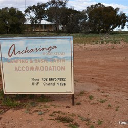 Leaving Arckaringa Homestead and heading the quickest way to the Stuart Highway