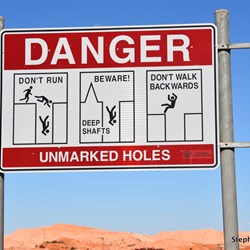 Common sign the closer you get to Coober Pedy