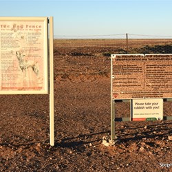 Dog Fence Information Sign