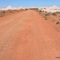 We headed back through the Opal Fields