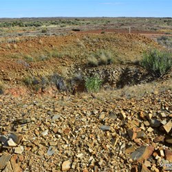 Old Mine shaft on the 'Old Mt Nor' West' four wheel drive track
