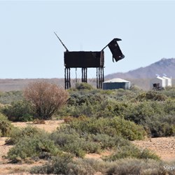 Alberri Creek Sculptures, this time in fine blue sky