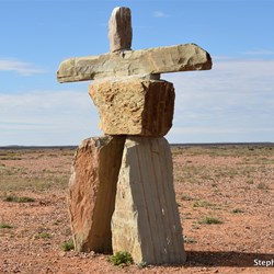 John McDouall Stewart Memorial south of Marree