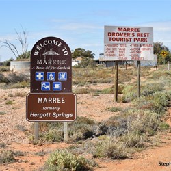 Oodnadatta Track approach into Marree