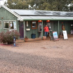 A very wet Rawnsley Park