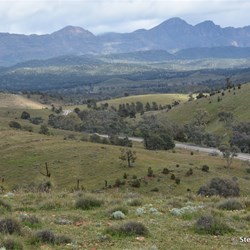 There was still lots of cloud cover over the Ranges